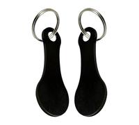 Fichas de carrito de compras - Llavero portátil de aluminio | Fichas de de metal | Accesorio decorativo hombres mujeres llaves prácticas llavero Gadget, Negro , Se référer au descriptif