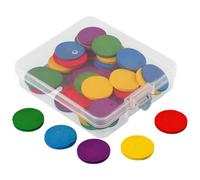 Fichas de conteo de aprendizaje de matemáticas - Juego de 50 piezas de madera, juguetes educativos para el desarrollo educativo | Matemáticas Aula Suministros de Enseñanza Manipulativo, Desarrollo del