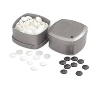 Fichas De Go De Vidrio - Set Negro Y Blanco