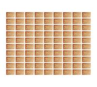 Fichas De Póker con Números - Chip Pókers Cons Denominaciones | 100 Piezas Chips Mahjong Resistentes Al Desgaste | Juegos Interactivos Cartas Familiares para Fiestas Recolección Viajes En Ca