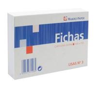 FICHAS LISAS MAKRO PAPER Nº3 100X150 (100H.)