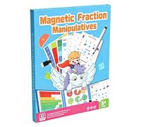 Fichas Magnéticas De Fracciones - Juegos Educativos De Matemáticas Con Recursos Msanipulativos Didácticos,Set Des Fichas Y Círculos De Fracciones,Para Uso En Casa, Aula, Viajes Ys
