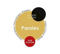 Fiche de lecture Paroles (Étude intégrale)