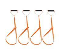Ficher 4 Piezas 4.9Ft Deer Drag ArnéS Naranja Cuerda de Remolque de Venado Arrastre y ArnéS de Venado Tirador de Venado Accesorios de Caza de Venado