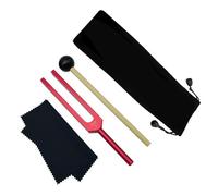 Ficher Horquilla de afinación de 528 Hz para curar chakras, terapia de sonido, mantiene el cuerpo, la mente y el espíritu en perfecta armonía, duradero, fácil de instalar, color rojo