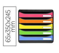 Fichero Cajones Sobremesa Exacompta Big-Box Plus Classic Iderama Arlequin 5 Cajones Multicolores