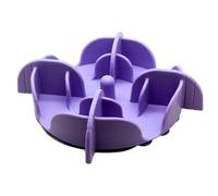 Fichero lento en de ventilador - Tazón de rompecabezas para perros - Silicona Slow Alimentador para perros | Pet Slow Food Nutriching Plato interactivo Bloat Stop Bowl Dog Anti-Asfixia Bowl para
