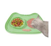 Fichero Lento - Mazo De Rompecabezas De Plástico Alto Tazón De Perfil Bajo De Bandeja Rayada Poco Profundo | Ideal Para Comedores Rápidos Evita El Sobrealimentación De Sobrealimentación Ayuda Al