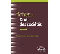 Fiches de Droit des sociétés: A jour au 1er mars 2024