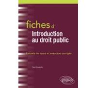 Fiches Dintroduction Au Droit Public (ebook)