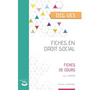 Fiches en droit social DCG UE3: UE 3 du DCG