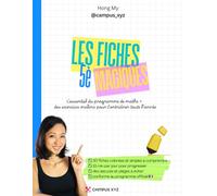 Fiches magiques 5e, des maths illustrées et accessibles: Fractions, puissances, angles, proportionnalité, expressions littérales, calculs de volumes et aires. Fiches claires et exercices types.