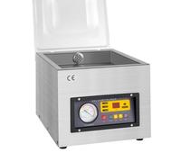 Fichiouy Sellador al vacío de cámara 3 en 1 para ingredientes secos/húmedos/aceitosos, máquina de envasado al vacío, tamaño máximo de la bolsa 30 x 26 cm, uso en la cocina privada y en el sector