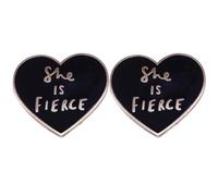 Ficsowy Alfileres esmaltados con símbolos de concienciación sobre el autismo, joyería inspiradora para mujeres, hombres, adolescentes: ropa, Cobre, No es una piedra preciosa