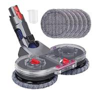 Fictezlove Accesorio de fregona eléctrica para aspiradora Dyson V12 Detect Slim / V10 Slim para Dyson V12 Slim con depósito de agua extraíble y 6 fregona lavable + 1 depósito de llenado