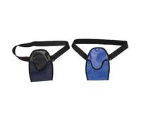 Fictory 2 fundas para bolsa de ostomía ajustables con cinturón de apoyo universal, ajuste discreto y seguro, azul oscuro y azul rey