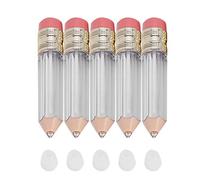 Fictory 5 botellas recargables para brillo de labios, herramienta de maquillaje para colores de labios personalizados