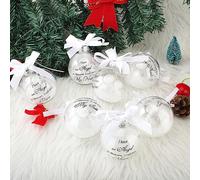 Fictory Adorno de ángel conmemorativo para sobrina, bola de plumas inastillable con inscripción "Angel in Heaven", regalo de condolencias por pérdida, recuerdo de duelo con cinta de seda, decoración