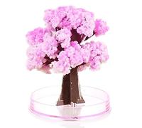 Fictory Árbol de Navidad mágico en crecimiento, kit de árbol de cristal con líquido mágico no tóxico, árbol de papel blanco y verde para decoración de vacaciones, experimento científico y manualidades