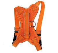 Fictory Arnés para perro de tela Oxford duradera, reflectante para paseos nocturnos, chaleco de masaje relajante para razas grandes con ajuste seguro y ajustable, color naranja
