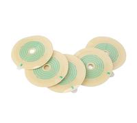 Fictory Barrera para bolsa de ostomía, 5 piezas, chasis hidrocoloide cortable, autoadhesivo, a prueba de fugas