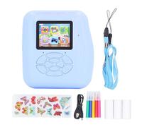 Fictory Cámara de impresión para niños de 2 pulgadas 1080P HD, selfie de 12 MP, divertido diseño de dibujos animados, fácil de usar para edades de 3 a 12 años, incluye papel de impresión