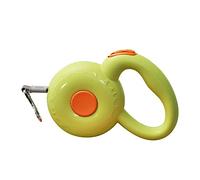 Fictory Correa retráctil para perro, diseño de dona sin enredos para perros pequeños y medianos, 3 m, color verde oliva