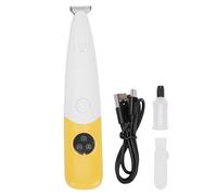 Fictory Cortapelos de aseo para perros, silencioso, inalámbrico, para perros y gatos, color amarillo