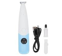 Fictory Cortapelos inalámbricos para mascotas, afeitadora silenciosa y silenciosa para perros y gatos, kit de aseo recargable por USB, color azul
