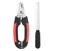 Fictory Cortaúñas para perros con protector de seguridad y lima de uñas para perros grandes y medianos, gatos, recortadores de garras profesionales