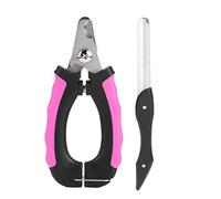 Fictory Cortaúñas para perros con protector de seguridad y lima de uñas para perros y gatos grandes, juego profesional de corte de garras