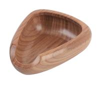 Fictory Cuenco de pesaje de granos de café, madera de nogal, parte inferior antideslizante, bandeja dosificadora precisa para cafetería en casa, herramienta de barista precisa