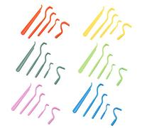 Fictory Kit de herramientas para eliminar garrapatas, juego de 5 ganchos para pulgas y garrapatas para perros, gatos y mascotas, paquete de 6, multicolor