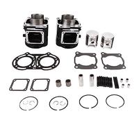 Fictory Kit de juntas de pistón de cilindro para Banshee 350 YFZ350 1987-2006, diámetro de 64 mm, relación 6.5:1, rendimiento confiable, precio competitivo