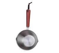 Fictory Mini olla calentadora de leche de acero inoxidable 304, 200 ml, mango antideslizante, resistente al óxido, ideal para calentar leche y aceite, diseño compacto para un fácil almacenamiento