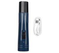 Fictory Molinillo de uñas para perros con luz LED para perros y gatos, herramienta de aseo eléctrica recargable de 2 velocidades