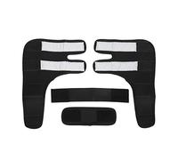 Fictory Protector de codo de perro reflectante para recuperación quirúrgica para perros, talla S, color negro