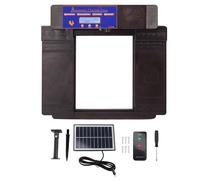 Fictory Puerta de gallinero automática solar, control remoto, temporizador, protección contra depredadores