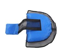 Fictory Rampa de escape de animales para piscinas, red de ahorro de criaturas para ranas, pájaros y pequeños animales salvajes, tela Oxford duradera, color azul