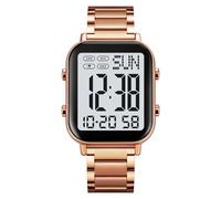 Fictory Reloj digital unisex, resistente al agua con retroiluminación para visibilidad nocturna, cronómetro de precisión y temporizador para deportes, zonas horarias duales, asequible y duradero