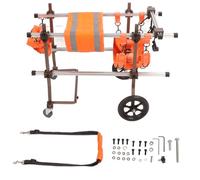 Fictory Silla de ruedas para perros de 4 ruedas, soporte completo ajustable, ayuda de movilidad para rehabilitación de mascotas, grande