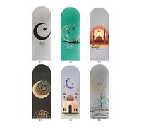 Fictory Sobres verdes de la suerte del festival de Oriente Medio, 6 piezas, paquete de dinero cultural para celebraciones de Eid y ocasiones especiales