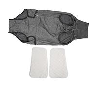 Fictory Traje de recuperación quirúrgica para perros, body profesional alternativo al cono para esterilización postoperatoria, castración e incontinencia para perros machos y hembras, L
