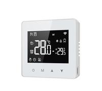 Fictory Tuya - Termostato inteligente WiFi, control de voz, pantalla LED, temperatura ajustable, diseño compacto, compatible con Alexa y Google Home, ideal para calderas de agua y gas