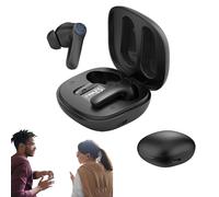 Ficugxd ai Headphones Language Translation,cuffie per la traduzione di dutyliability,Auriculares de traducción de Idiomas,Auriculares con traductor,auricolari traduzione simultanea-Black