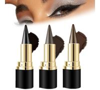 Ficugxd Ayky Eyeliner, Natural Black Eyeliner Cream,Long Wear Waterproof Eyeliner, 4 Colours Ayky Long Wear Gel Eyeliner, 3pcs Eye Liner Waterproof Smudge Proof, Smokey Eye Liners Eyeshadow Pen