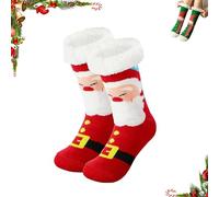 Ficugxd Ultra-Soft Christmas Knit Wool Socks - Extra Thick and Warm,Calcetines Mujer Divertidos,Calcetines termicos Mujer Invierno,Fluffy Socks,Fuzzy Fluffy Winter Warm Soft Thick Thermal-A