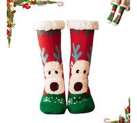 Ficugxd Ultra-Soft Christmas Knit Wool Socks - Extra Thick and Warm,Calcetines Mujer Divertidos,Calcetines termicos Mujer Invierno,Fluffy Socks,Fuzzy Fluffy Winter Warm Soft Thick Thermal-E