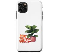 Ficus Plant Juego de Palabras Lo Que el ficus va en diseño Carcasa para iPhone 11 Pro MAX