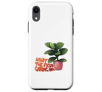 Ficus Plant Juego de Palabras Lo Que el ficus va en diseño Carcasa para iPhone XR